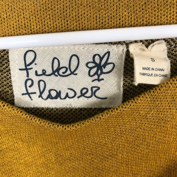 Anthropologie Field Flower Yellow Poppy Tunic - Picture 7 of 8